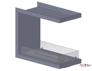 8424С Биокамин торцевой на заказ