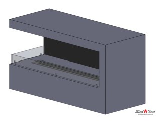 8624С Биокамин угловой на заказ